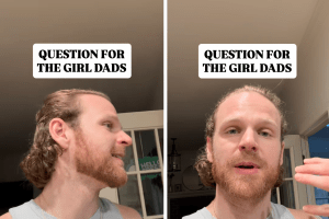 dads, fathers, parenting, girl dad, girls, kids, family, public restrooms, bathrooms, gender, debate, viral instagram