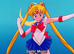 A GIF of sailor moon