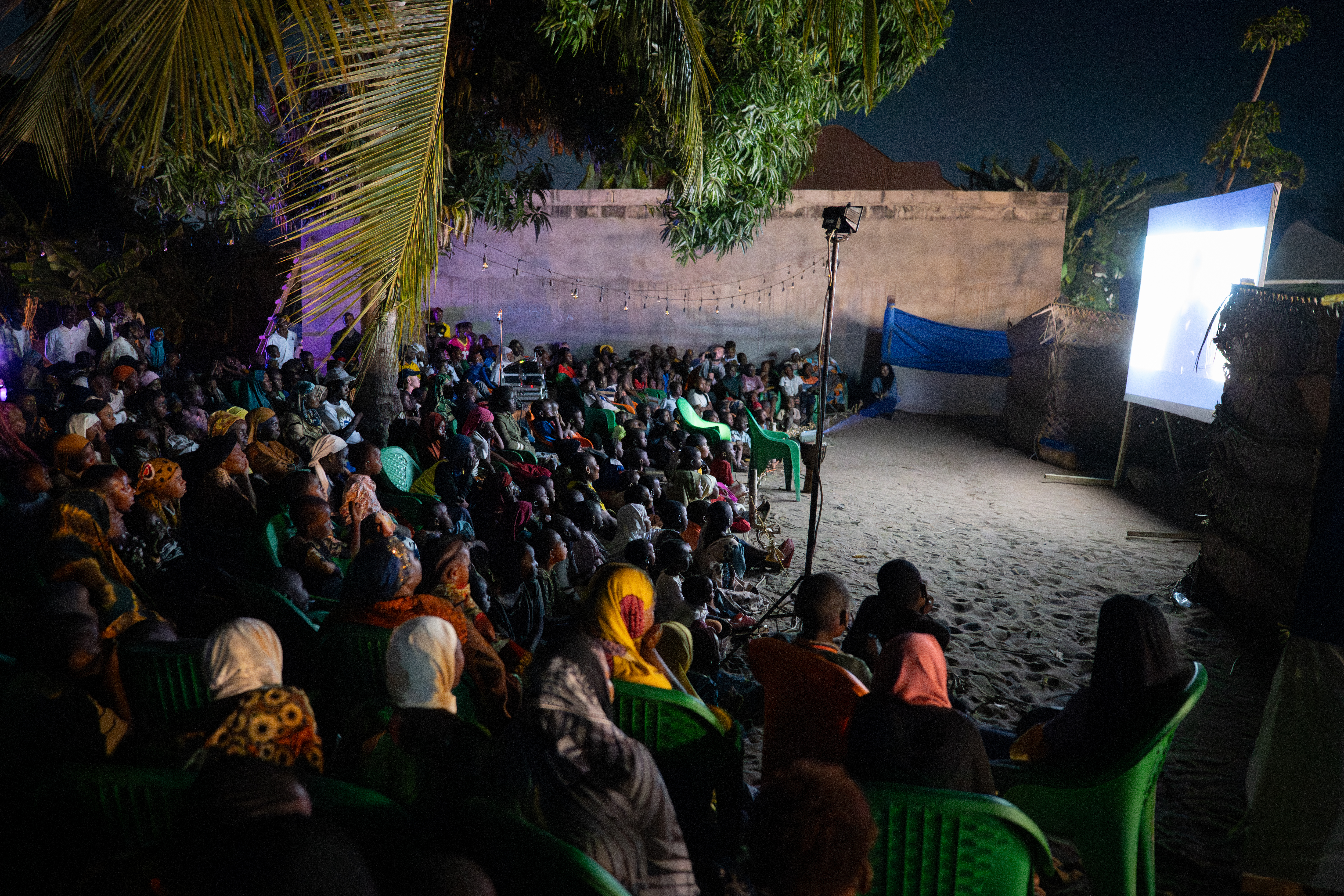 MEDEA Screening Audience in Tanzania. Captured by James Roh for Pura