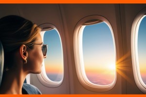 airplane, windows, flying, window shades