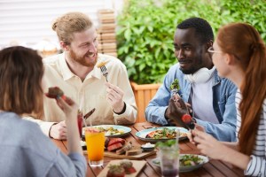 people, community, lunch, engagement