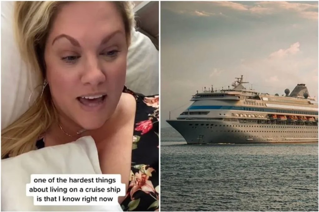 Woman who lives on a cruise ship shares the hardest part about her otherwise dream life