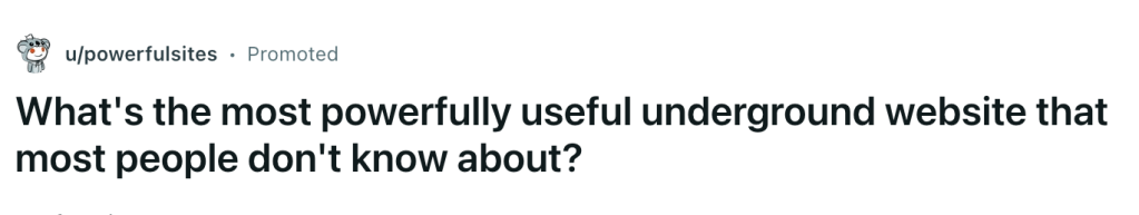 underground, website, internet, reddit, screenshot