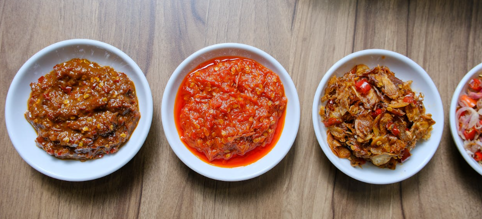 indonesian food, sambal, hot food, 