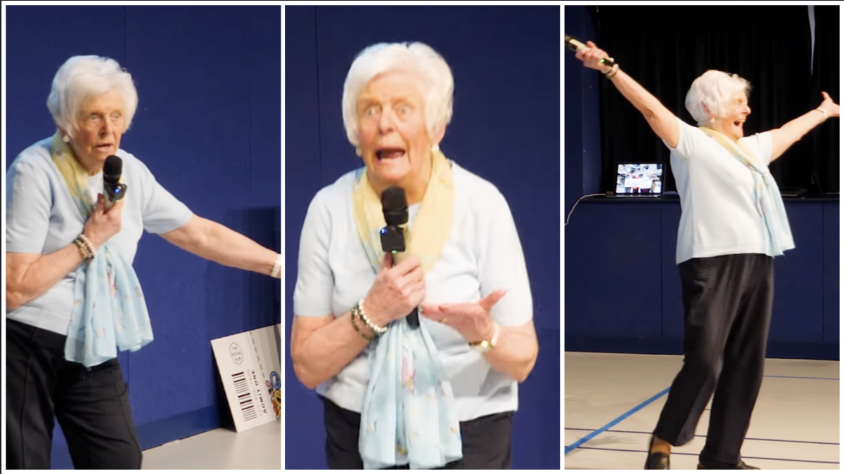 88-year-old Scottish grandmother absolutely nails her first set as a stand-up comedian