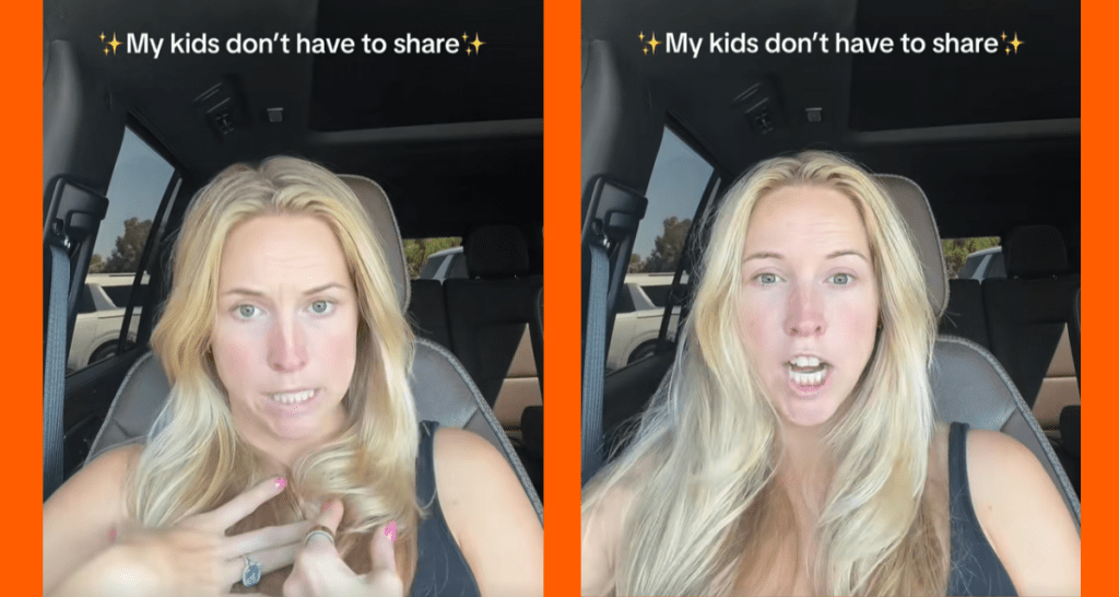 This mom’s controversial parenting take that her kids don’t have to ‘share’ has the Internet divided
