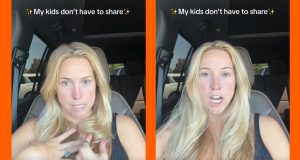 lottie weaver, tiktok mom, parenting, kids, teaching kids ot share