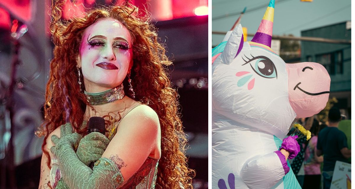 upworthy.com - Heather Wake - Boy stuns crowd with his piano cover of 'Pink Pony Club,' all while wearing a unicorn costume