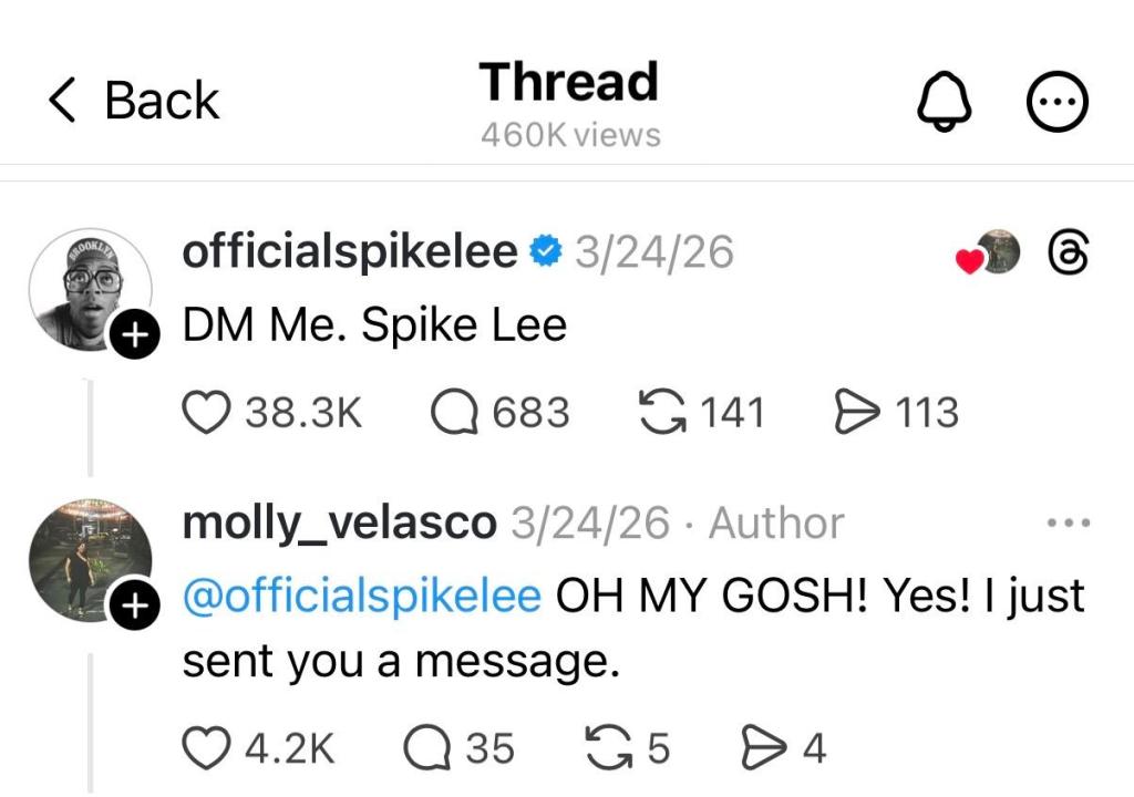 Spike Lee, Molly Velasco, ALS, New York Knicks