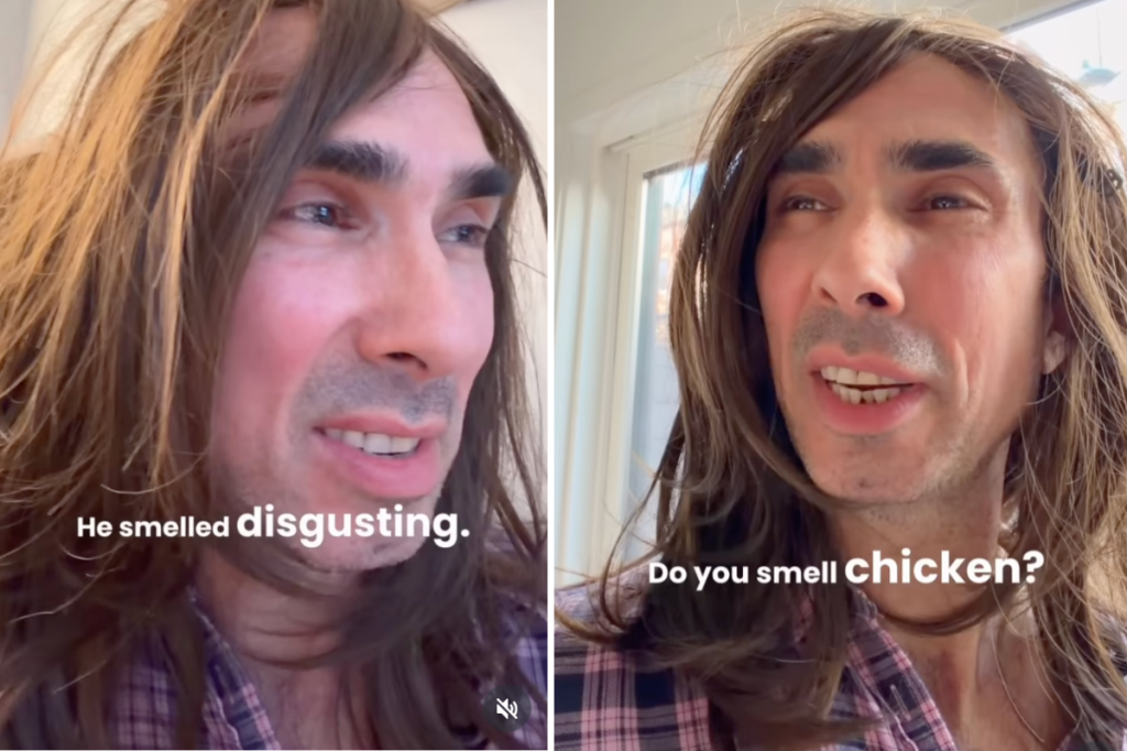 Guy hilariously shows how his perimenopausal wife has transformed into a scent detective