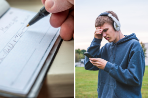 gen z, millennials, gen x, generations, generational differences, money, checks, technology, old technology, culture, humor, linkedin, funny