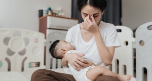 parenting, tired mom, baby, motherhood, good enough parenting