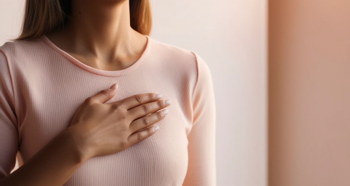 heart, anxiety, hand on heart, mental health hacks