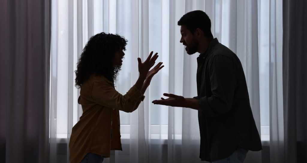 marriage, couple, fighting
