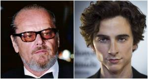 timothee chalamet, jack nicholson, actors, good looking actors character actors, 2020s actors