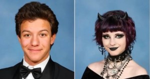 goth, yearbook, yearbook photo, photos, high school, college