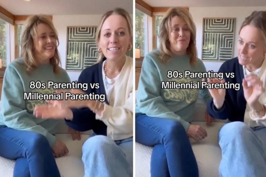 Millennial mom is stunned when grandma compares parenting in the 80s to now