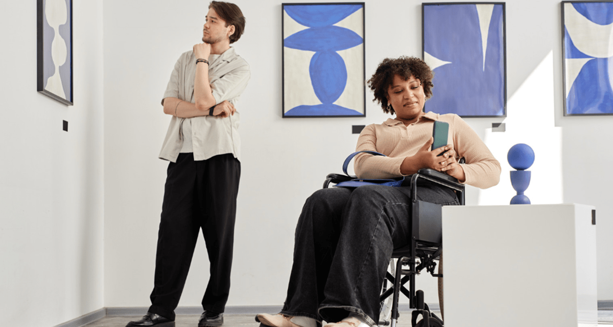museum, art, woman in wheelchair, art museum, art photographer,
