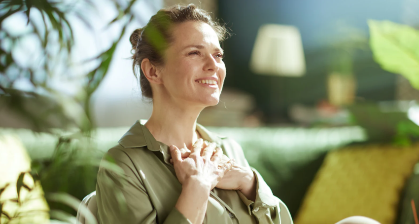 peace, meditation, mindfulness, happy woman, joy