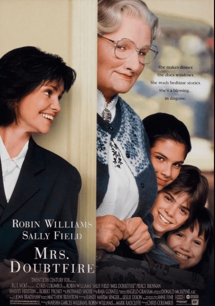 sally field, robin williams, mrs. doubtfire