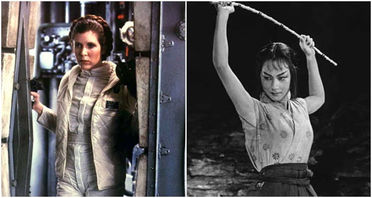 star wars, hidden fortress, carrie fisher, misa uehara