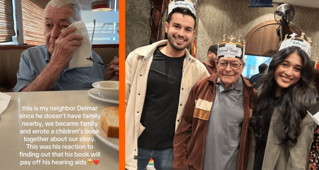 Young woman surprises 87-year-old neighbor who lives alone by paying off his hearing aid bill