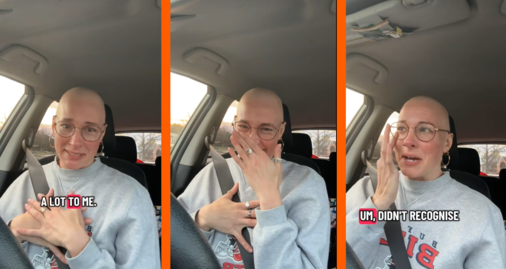 She grocery shopped hat-free during chemo for the first time. A tiny compliment led her to tears.