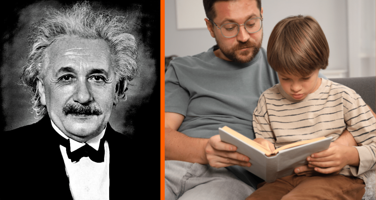 albert einstein, albert einstein quote, einstein, fairytale, reading to children