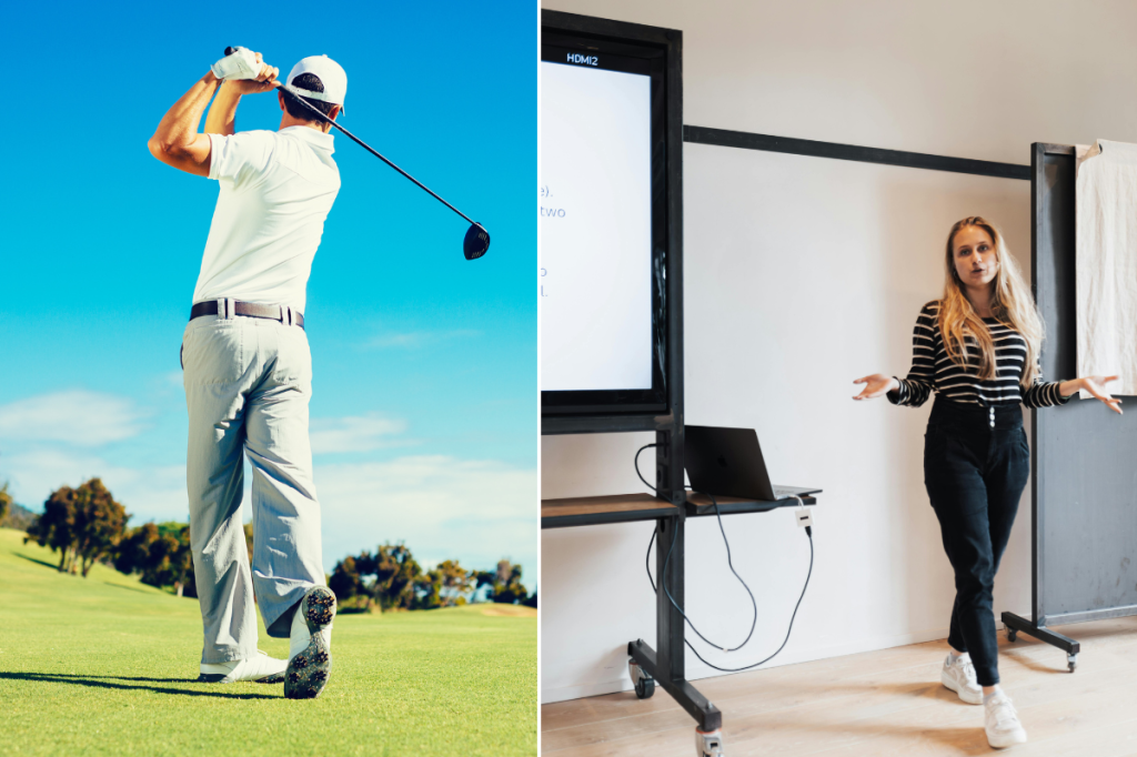 golf, golfing, hobbies, male hobbies, women, marriage, marriage advice, communication, household inequity, free time, couples, relationships, love, humor