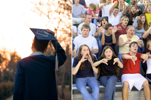 commencement, graduation, college graduation, commencement speaker, graduation speaker, boo, booing, controversy, booed off stage, AI, millionaires, gen z, students, college