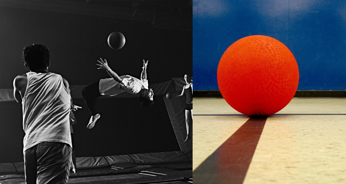 red ball, dodgeball, games, children, gen x