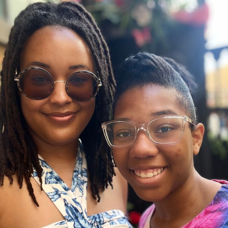 Big Sister Jaleesa and Little Sister Jaime exemplify how mentorship is a two-way street