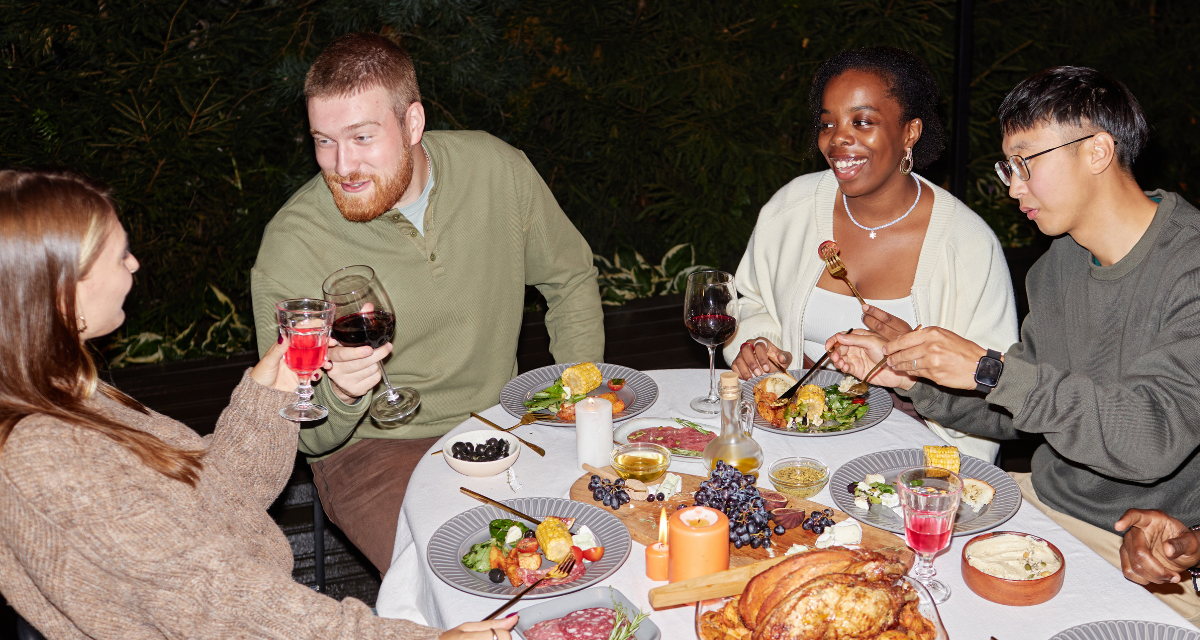 gen z, dinner, parties, hosting, friends