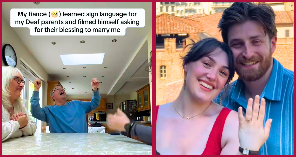 deaf, parents, proposal, sign, language