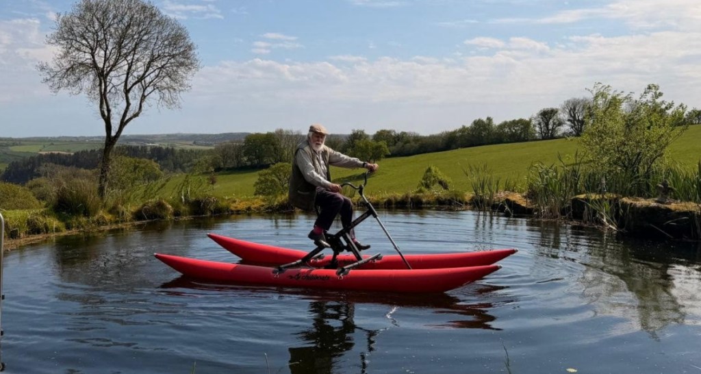 water bike, conservation, british rainforest