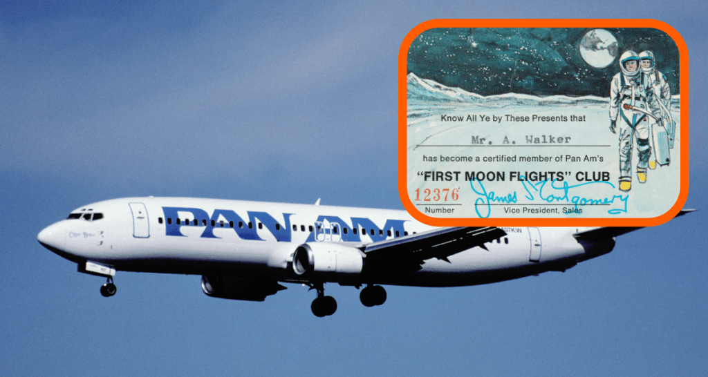 Pan Am, moon, flights, space, tourism