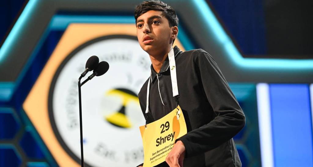 spelling bee, shrey parikh, scripps spelling bee, spell off, spelling winner