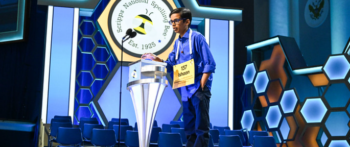 ishaan gipta, spelling bee, scripps spelling bee, second place, new jersey