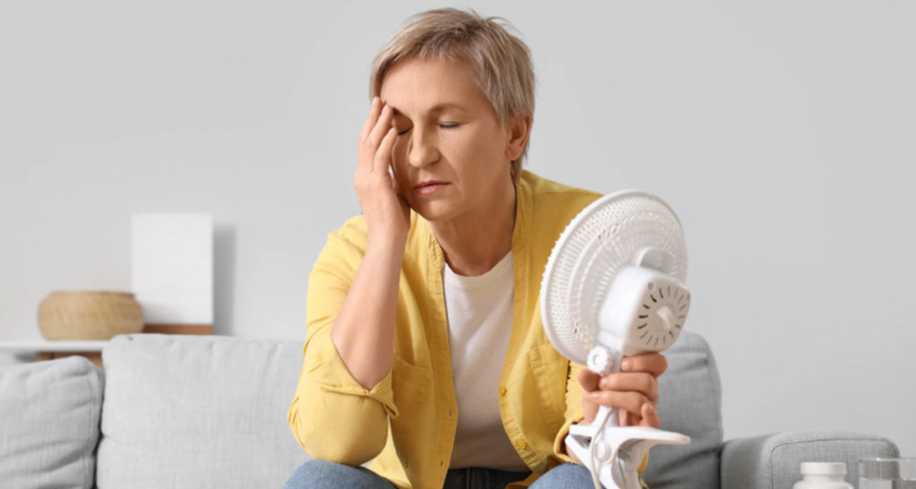 fan, heat, woman, cool off, temperature, heat-related illness