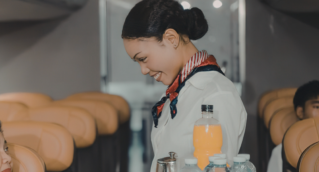 flight attendant, acts of kindness, tipping, air travel, holiday season,