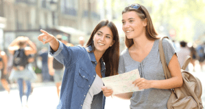 help, tourist, ask for help, directions, map
