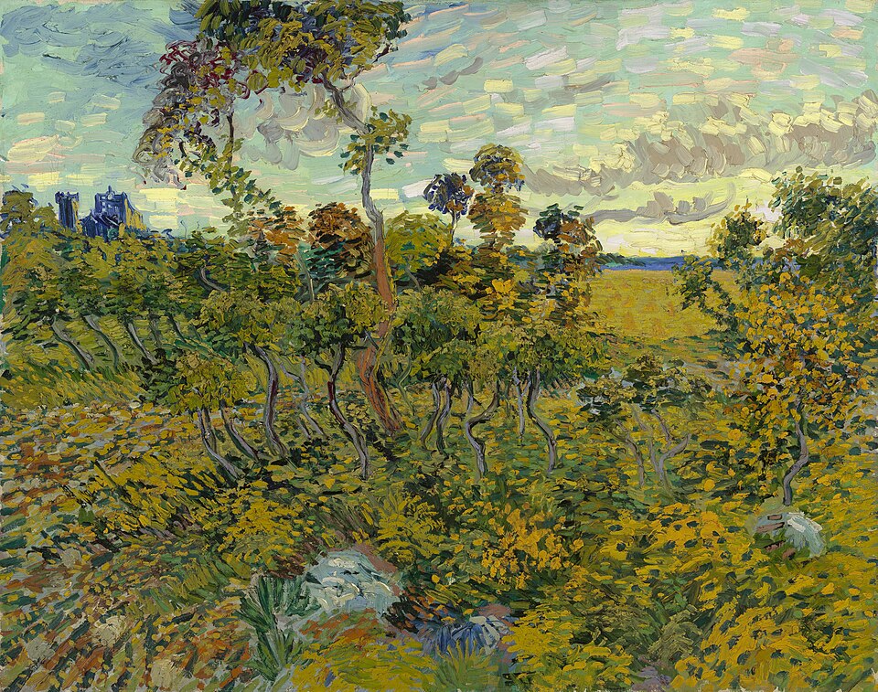 Sunset at Montmajour, Vincent Van Gogh, 1888, Arles, France
