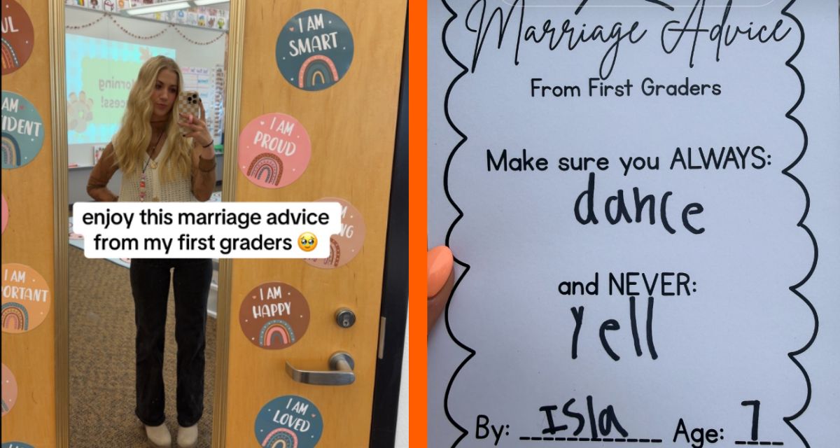 first graders, first grade, marriage advice, marriage advice from kids, teacher