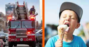 firefighter, retired firefighter, ice cream, ice cream truck, ptsd