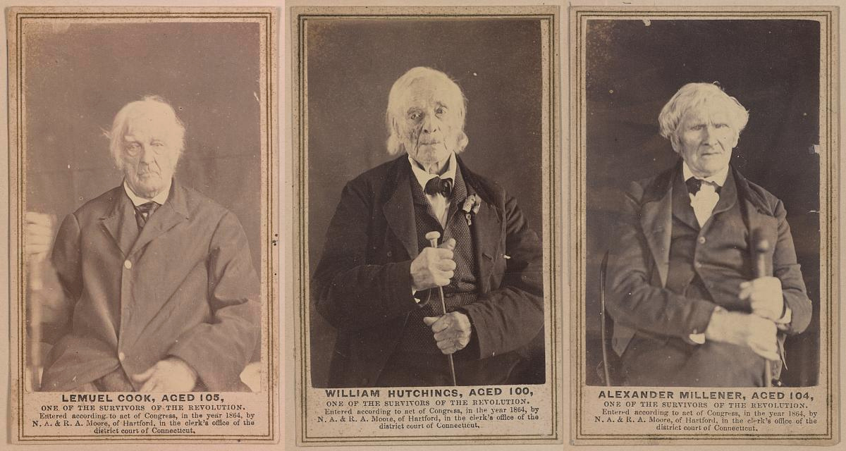 In 1864, a photographer captured haunting photos of the last living soldiers from the Revolutionary War. 