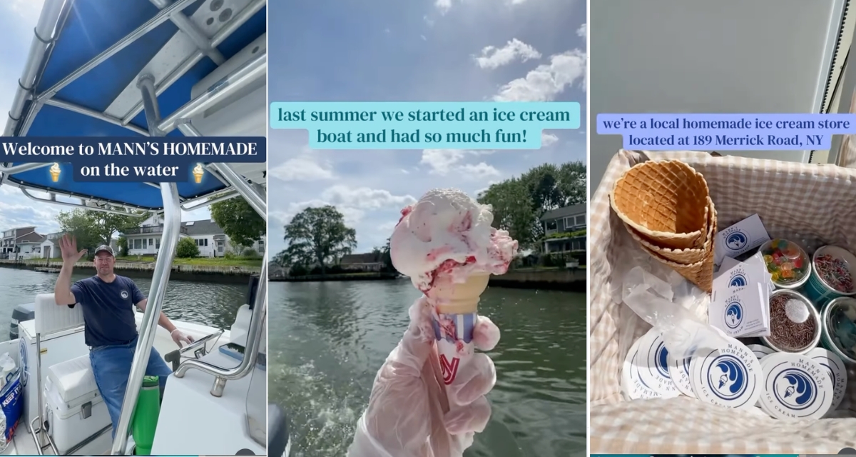 ice cream, long island, food