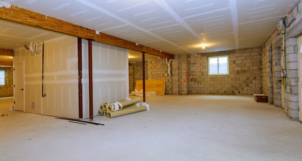 basements; finished basement, buying homes, no basement homes