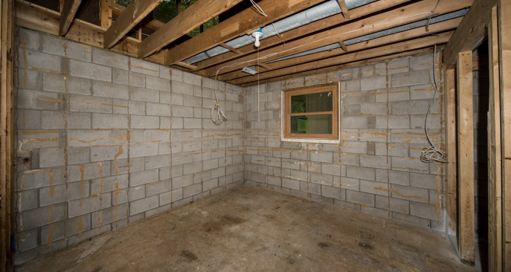 basements; finished basement, buying homes, no basement homes