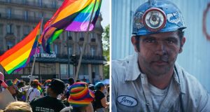 Pride, pride parade, Durham UK, miners