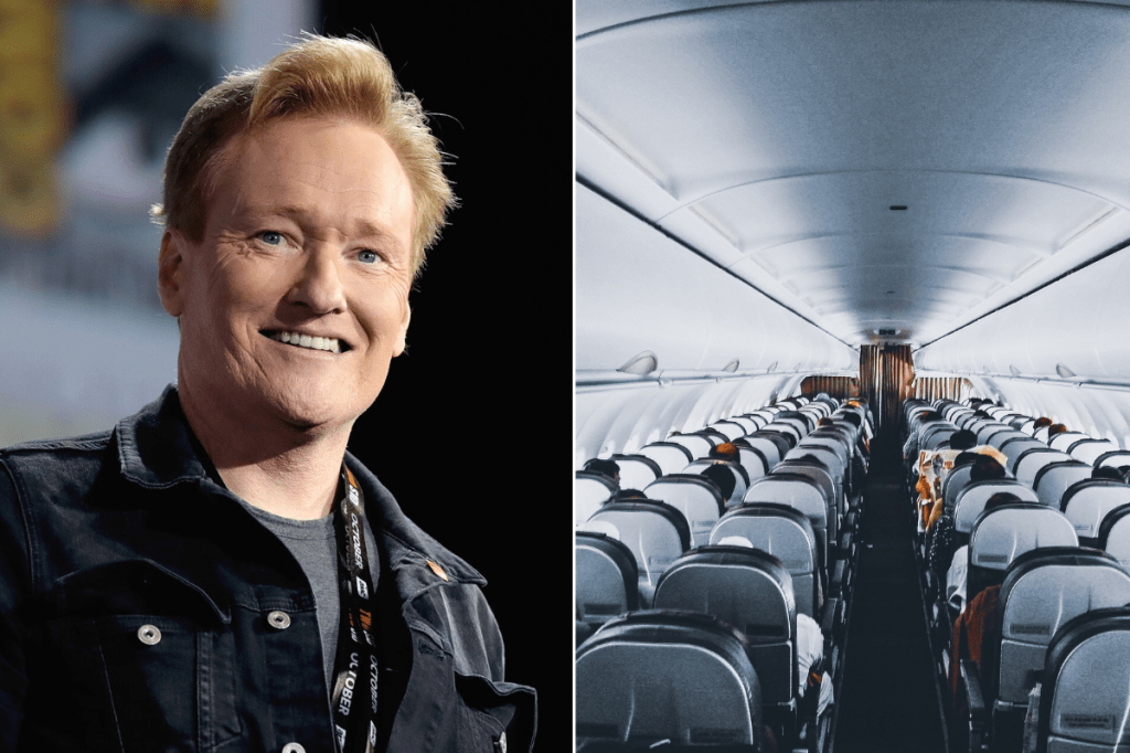 conan, conan o'brien, flying, airplanes, airports, private jet, flying commercial, celebrities, wealth, environment, humanity